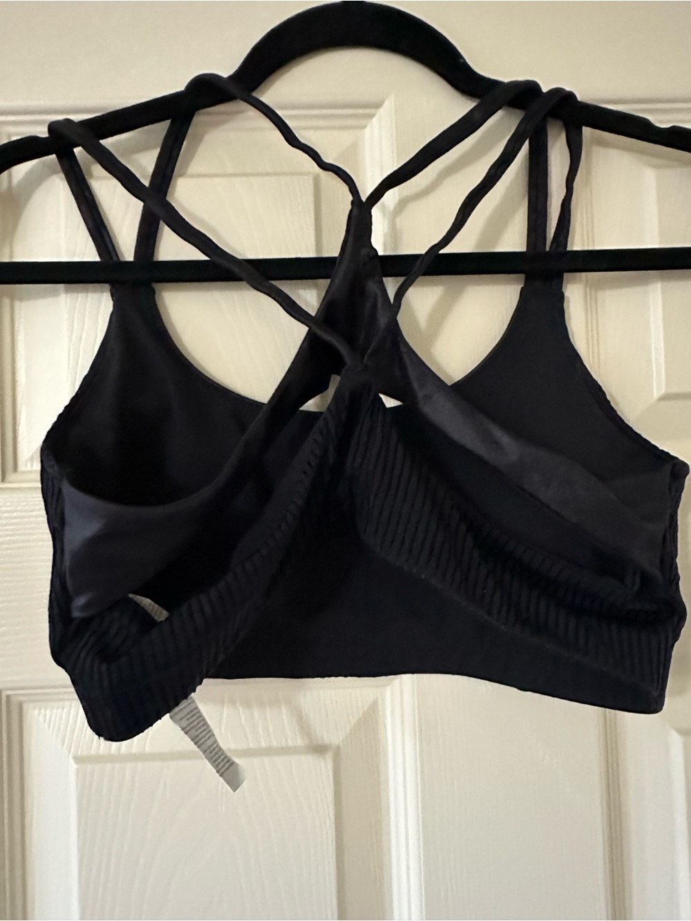 Fabletics by Khloe - Black High-Waist Textured Panel Leggings Set - Picture 7 of 10
